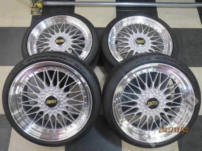 【豊田店】BBS SUPER RS RS557 RS560 30アルファード 20インチ 8.5J +38 / 9.5J +40 5H114.3 中古 23年製 DUNLOP SP SPORT MAXX 060+ 245/35R20 新品