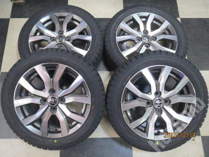 【豊田店】TOYOTA トヨタ ルーミー 純正 15インチ タンク トール 5J +40 4H100 中古 24年製 スタッドレス YOKOHAMA ice GUARD IG70 175/55R15 新品