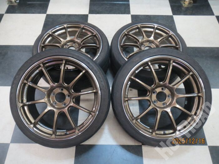 【豊田店】YOKOHAMA ADVAN Racing RSⅢ 18インチ 86 ZN6 BRZ 8J +48 5H100 中古 23年製 FINALIST 595EVO 215/40R18 中古 ドリケツ 軽量ホイール