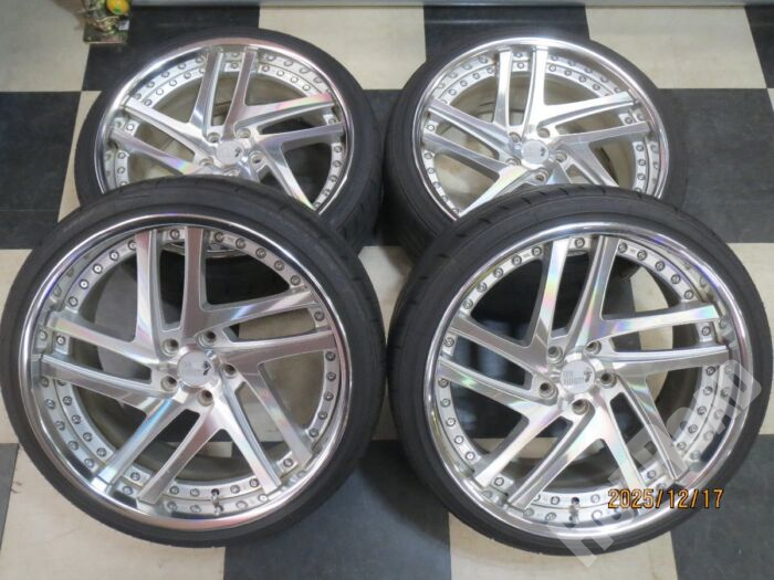 【豊田店】SUPER STAR LEONHARDIRITT GEWEHR 20インチ クラウン 9J +42 / 9.5J +35 5H114.3 中古 24年製 NITTO NT555 G2 225/35R20 中古 レオンハルト