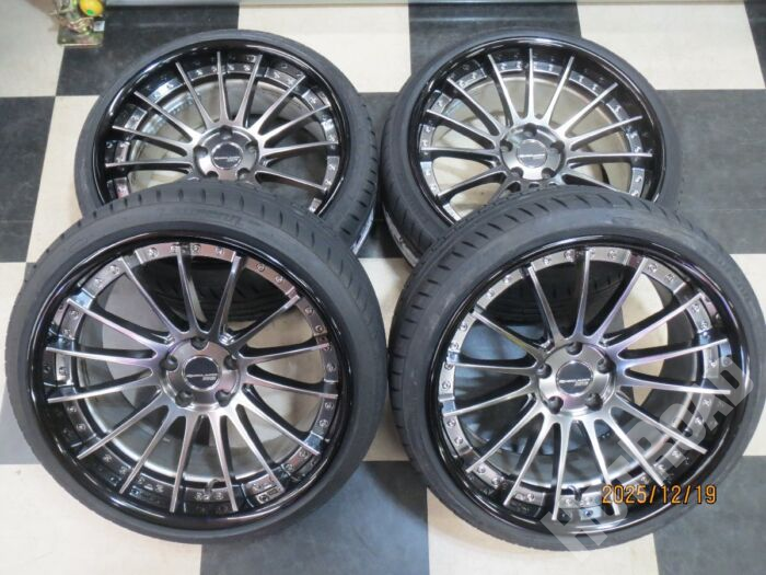 【豊田店】SSR EXECUTOR CV04 19インチ VW アウディ 9.5J +18 / 9.5J +38 5H112 中古 25年製 Laufenn Z FIT EQ 225/35R19 新品 コンケイブ スタンス