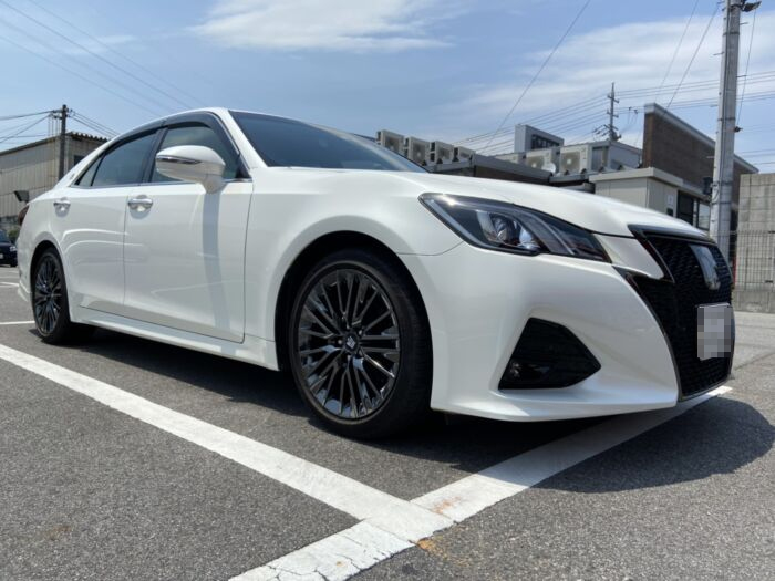 取寄品 トヨタ210系クラウンアスリート純正スパッタリングホイール4
